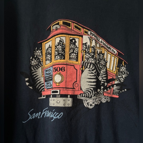 B. Kliban San Fransisco Cat Tee - Picture 2 of 6